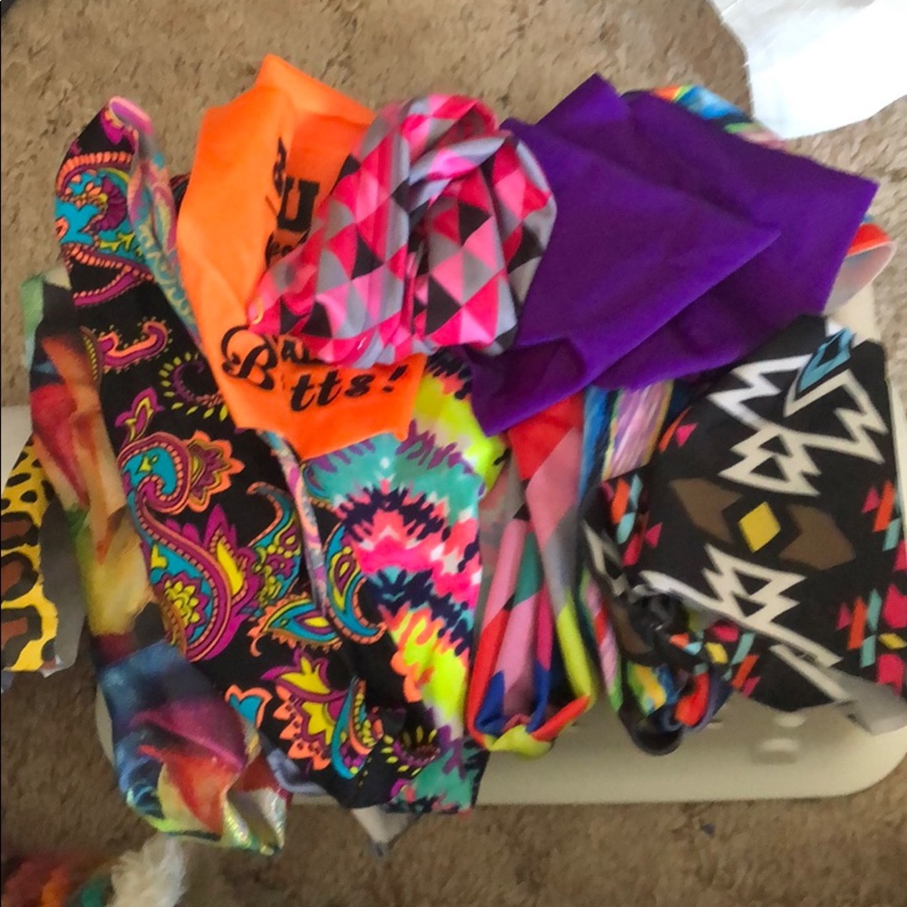 Pack of Hippie Runner Headbands